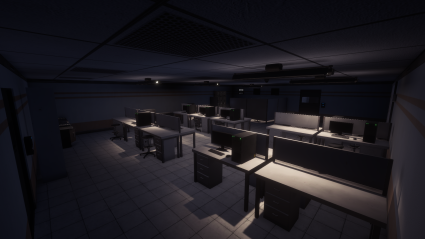 办公区大型办公室概览（官方截图）